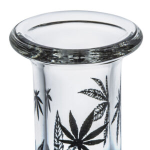 Print Leaf Double Bowls Glass Bong/Water Pipe For Sale | Free NZ Shipping