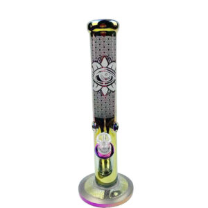 Printed Straight Tube Thick Bong/Water Pipe For Sale | Free NZ Shipping