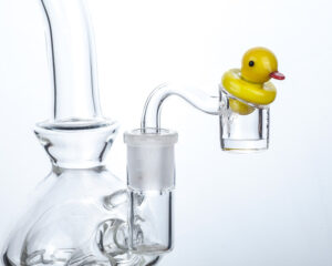 Puffing Bird Curved Neck Quartz Banger/nail
