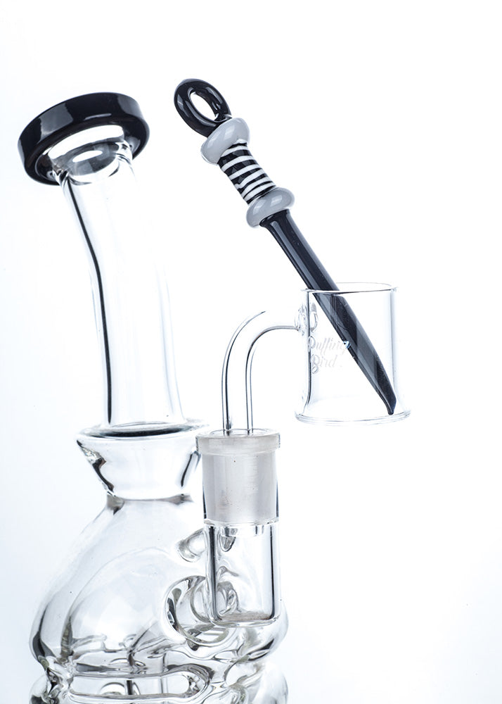 Puffing Bird Honey Bucket Quartz Banger /nail 2Mm Thick Bottom