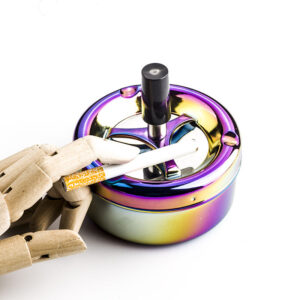Push Down Cigarette Ashtray  Tin Ashrays For Sale  Free NZ Shipping
