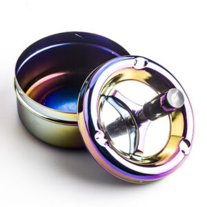 Push Down Cigarette Ashtray  Tin Ashrays For Sale  Free NZ Shipping
