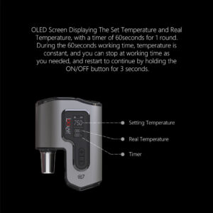 Lookah Q7 Electric Dab Nail | Portable Enails For Sale | Puffing Bird