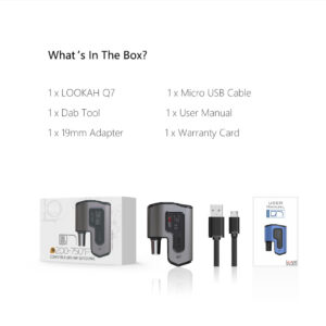 Lookah Q7 Electric Dab Nail | Portable Enails For Sale | Puffing Bird