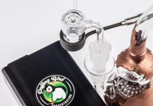 Quartz Enail Dab Kit Dual Perc Dab Rig Bundle - Desktop Enail Kits For Sale - Puffing Bird - Online Headshop
