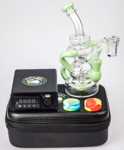 Quartz Enail W/ Recycler Showerhead Perc Dab Rig For Sale