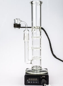 Quartz Enail W/  Honeycomb Perc Dab Rig Bundle