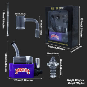 RIG IN ONE Portable Dab Rig | Wax/Oil Rigs For Sale | Free NZ Shipping