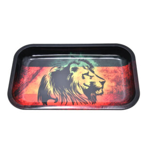 Rasta Lion Theme Rolling Tray  Best Rolling Trays For Sale  PB