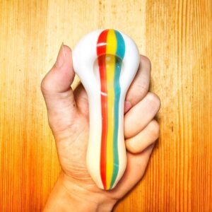 Rasta Scheme Glass Pipe | Weed Pipes/Bowls For Sale | Free NZ Shipping