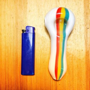 Rasta Scheme Glass Pipe | Weed Pipes/Bowls For Sale | Free NZ Shipping