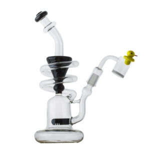 Recycler Thick Glass Dab Rig Set w/ Quartz Banger and Carb Cap | SALE