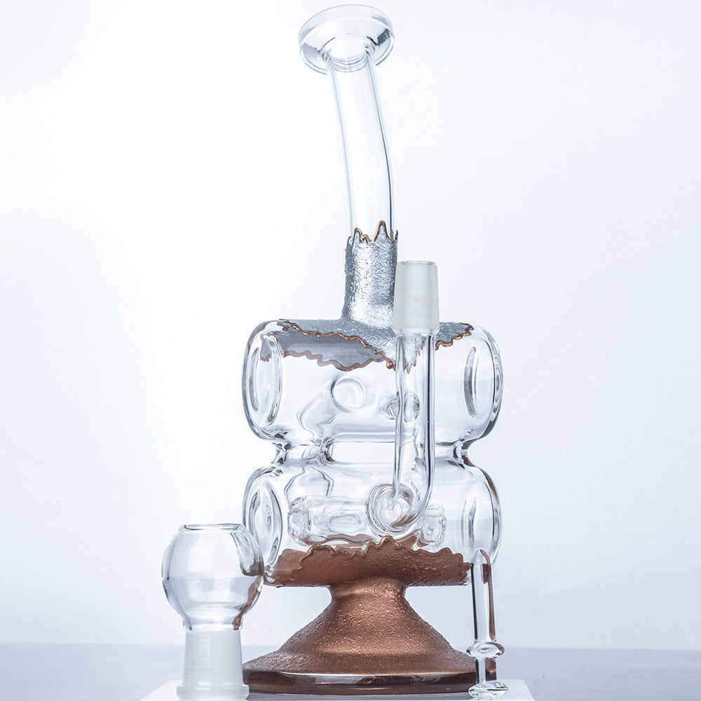 Recycler Dab Rig Double Chamber | Wax Rigs For Sale | Free NZ Shipping