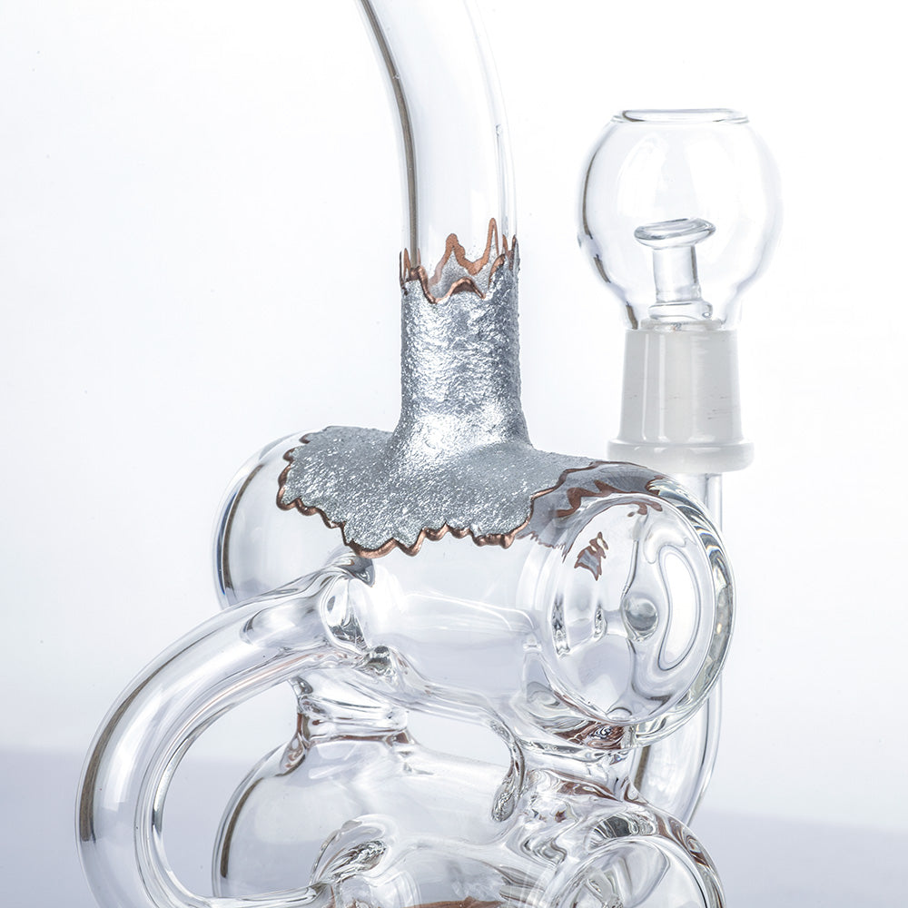 Recycler Dab Rig Double Chamber | Wax Rigs For Sale | Free NZ Shipping