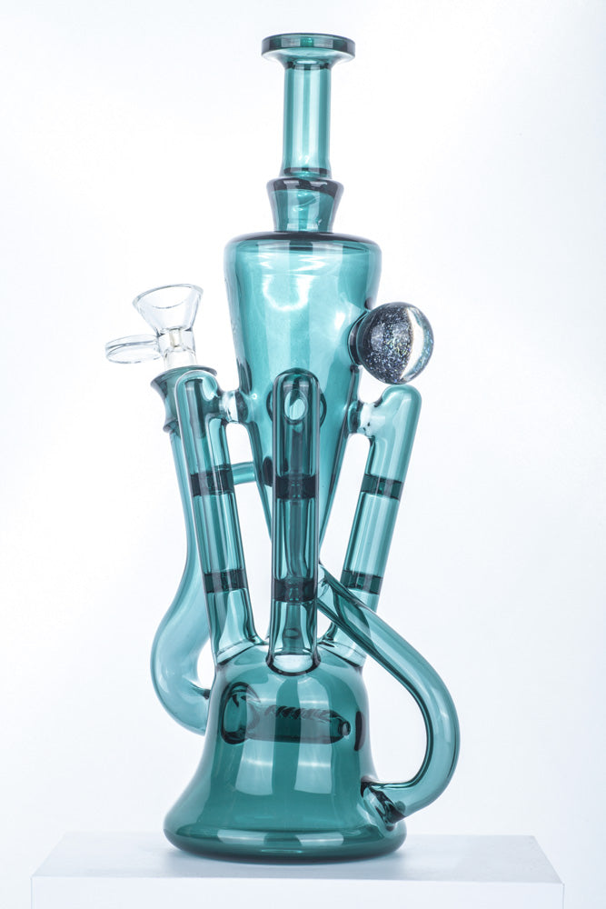 Recycler_Glass_Bong_-_Puffing_Bird_Online_Headshop5_f41d15f8-7f31-48d8-b4f8-f8642d998eba 11" Recycler Glass Bong | Best Water Bongs For Sale | Free NZ Shipping