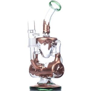 8" Retro Recycler Dab Rig | Glass Wax Rigs For Sale | Free NZ Shipping