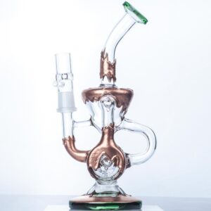 8" Retro Recycler Dab Rig | Glass Wax Rigs For Sale | Free NZ Shipping