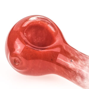 Red Frit Glass Spoon Pipe  PipesWeed Bowls For Sale  Free Shhipping