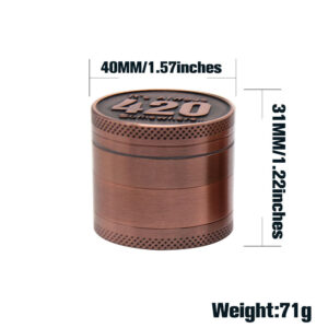 4-Layer Herb Grinder 40MM | Weed Grinder For Sale | Free NZ Shipping