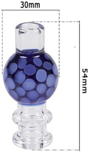 Reusable Colorful Glass Cover Carb Cap | Carb Caps | Free NZ Shipping
