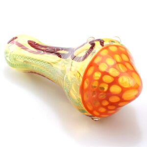Ribbed Portable Glass Spoon Pipe | Weed Bowls For Sale | Free NZ Shipping