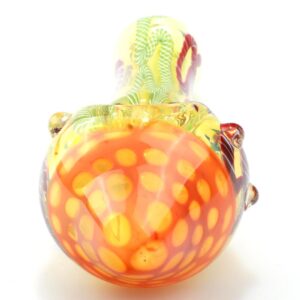 Ribbed Portable Glass Spoon Pipe | Weed Bowls For Sale | Free NZ Shipping