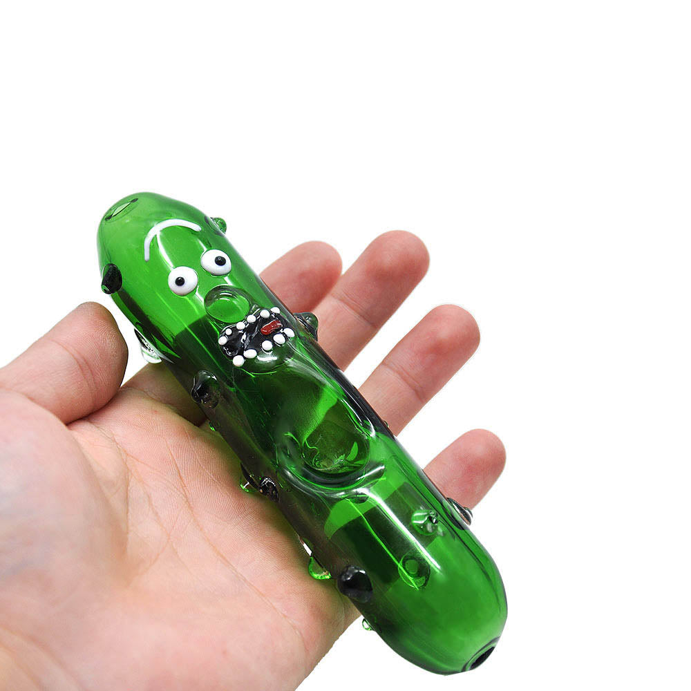 Rick_MortyGreenGlassNoveltyPipeWeedBowlForSaleFreeShipping_3 Rick&Morty Green Glass Novelty Pipe/Weed Bowl For Sale | Free NZ Shipping