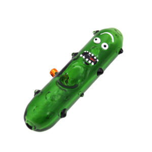 Rick&Morty Green Glass Novelty Pipe/Weed Bowl For Sale | Free NZ Shipping