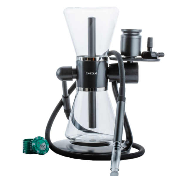 SANDGLAS Gravity Bong w/ Casino Poker Herb Grinder Set | Free NZ Shipping