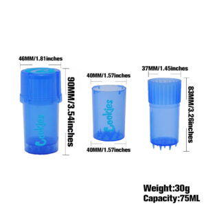 Plastic Weed Grinder Stash Jar/Bong Accessory For Sale | Free NZ Shipping