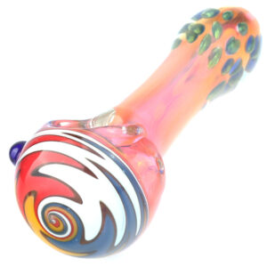 Wig Wag Glass Marble Fumed Spoon Portable Pipe For Sale |Free NZ Shipping