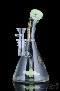 Unique Spinning Propeller Perc Glass Beaker Bong | Water Bongs For Sale