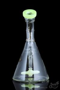 Unique Spinning Propeller Perc Glass Beaker Bong | Water Bongs For Sale