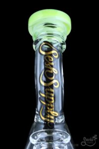 Unique Spinning Propeller Perc Glass Beaker Bong | Water Bongs For Sale