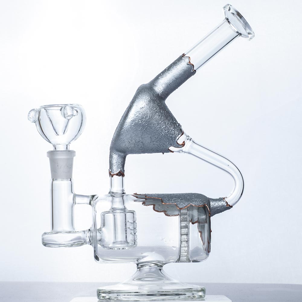 9" Multiple Perc Recycler Bong | Glass Bongs For Sale | Free NZ Shipping