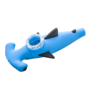 Shark Silicone Hand Pipe | Glass Weed Bowls For Sale | Free NZ Shipping