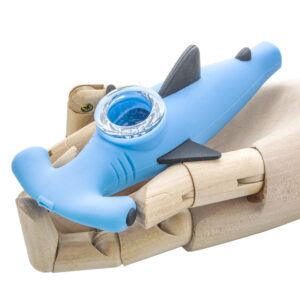 Shark Silicone Hand Pipe | Glass Weed Bowls For Sale | Free NZ Shipping