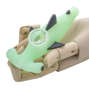 Shark Silicone Hand Pipe | Glass Weed Bowls For Sale | Free NZ Shipping