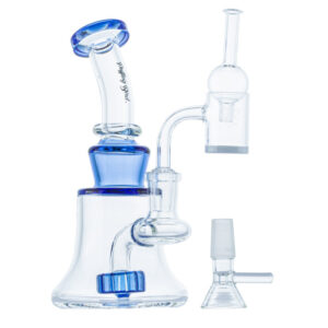 Showerhead Perc Dab Rig w/ Quartz Banger Carb Cap Set | Free NZ Shipping
