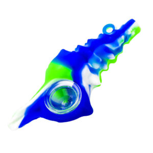 Silicone Conch Hand Pipe With Glass Bowl | For Sale | Free NZ Shipping