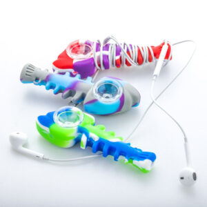 Silicone Fish Bone Hand Pipe | Novelty Pipes For Sale | Free NZ Shipping