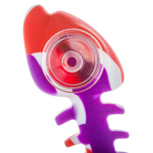 Silicone Fish Bone Hand Pipe | Novelty Pipes For Sale | Free NZ Shipping