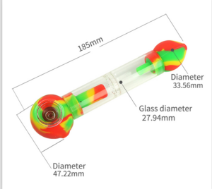 Silicone Honeycomb Perc Pipe w/ Glass Weed Bowl For Sale|Free NZ Shipping
