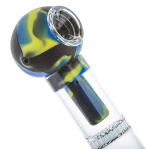 Silicone Honeycomb Perc Pipe w/ Glass Weed Bowl For Sale|Free NZ Shipping