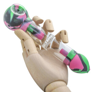Silicone Honeycomb Perc Pipe w/ Glass Weed Bowl For Sale|Free NZ Shipping