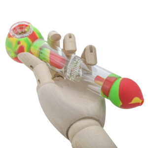 Silicone Honeycomb Perc Pipe w/ Glass Weed Bowl For Sale|Free NZ Shipping
