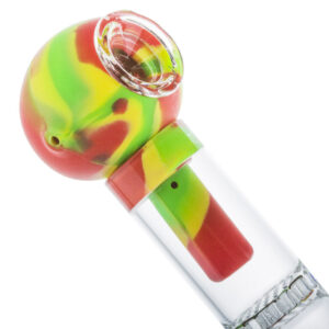 Silicone Honeycomb Perc Pipe w/ Glass Weed Bowl For Sale|Free NZ Shipping