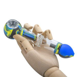 Silicone Honeycomb Perc Pipe w/ Glass Weed Bowl For Sale|Free NZ Shipping