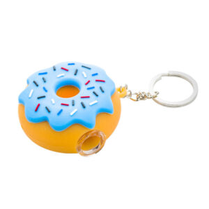 Silicone Keychain Donut Pipe | Novelty Pipes For Sale | Free NZ Shipping