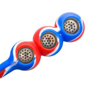 Silicone Portable Pipe w/ Stainless Steel Bowl For Sale |Free NZ Shipping
